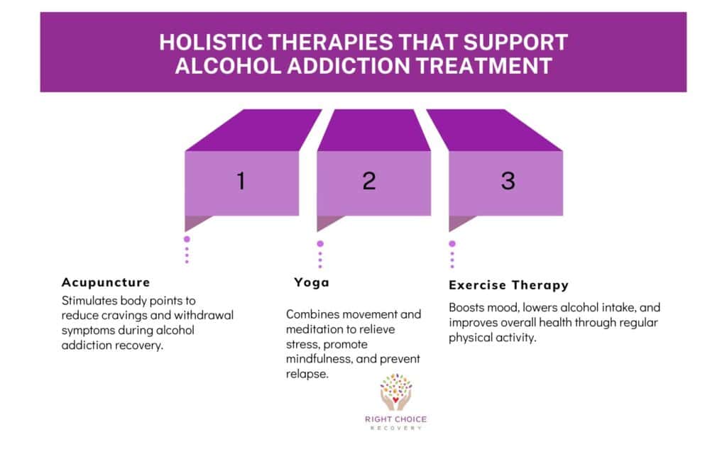 Holistic Therapies That Support Alcohol Addiction Treatment