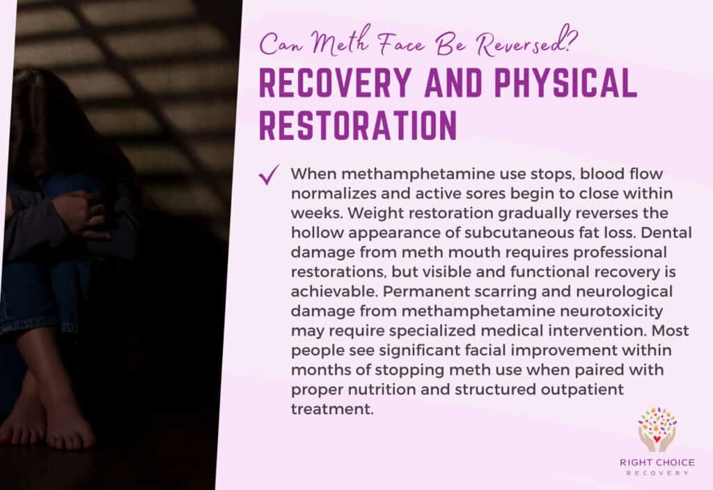 Can meth face be reversed