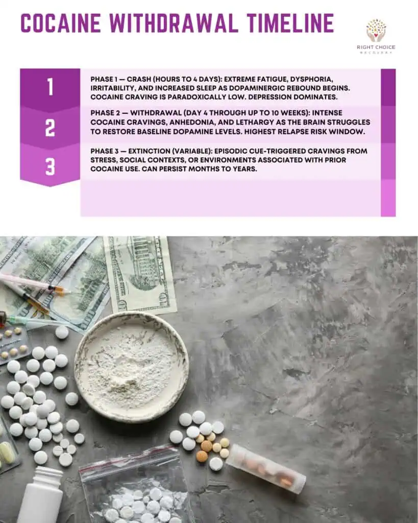 Cocaine withdrawal timeline