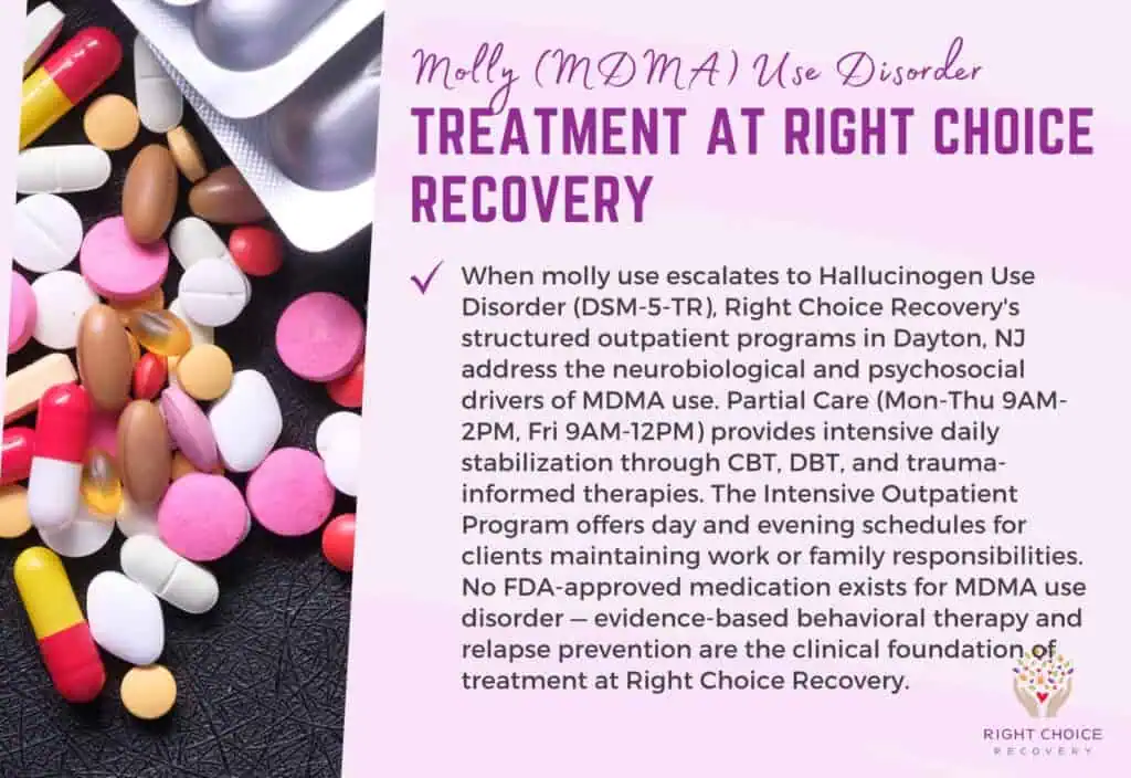 Treatment for MDMA use disorder