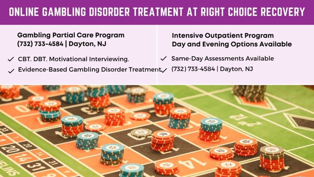 Online gambling disorder treatment